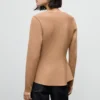 Veste ajustée en maille avec boutons