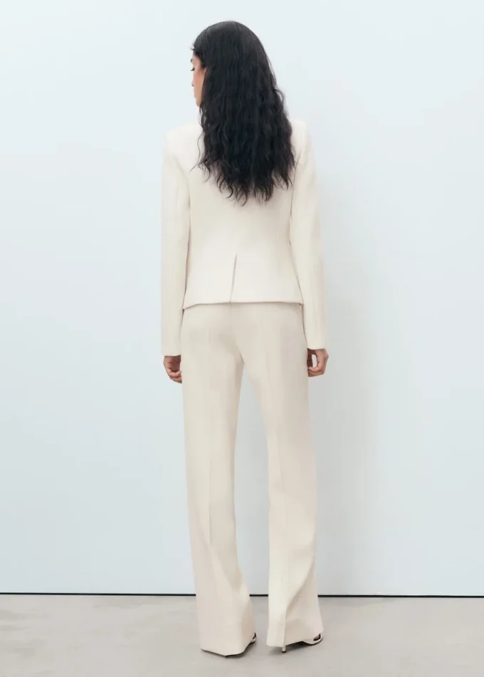 Veste bouclée avec poches