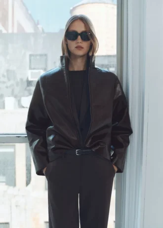 Veste à col texturé Perkins