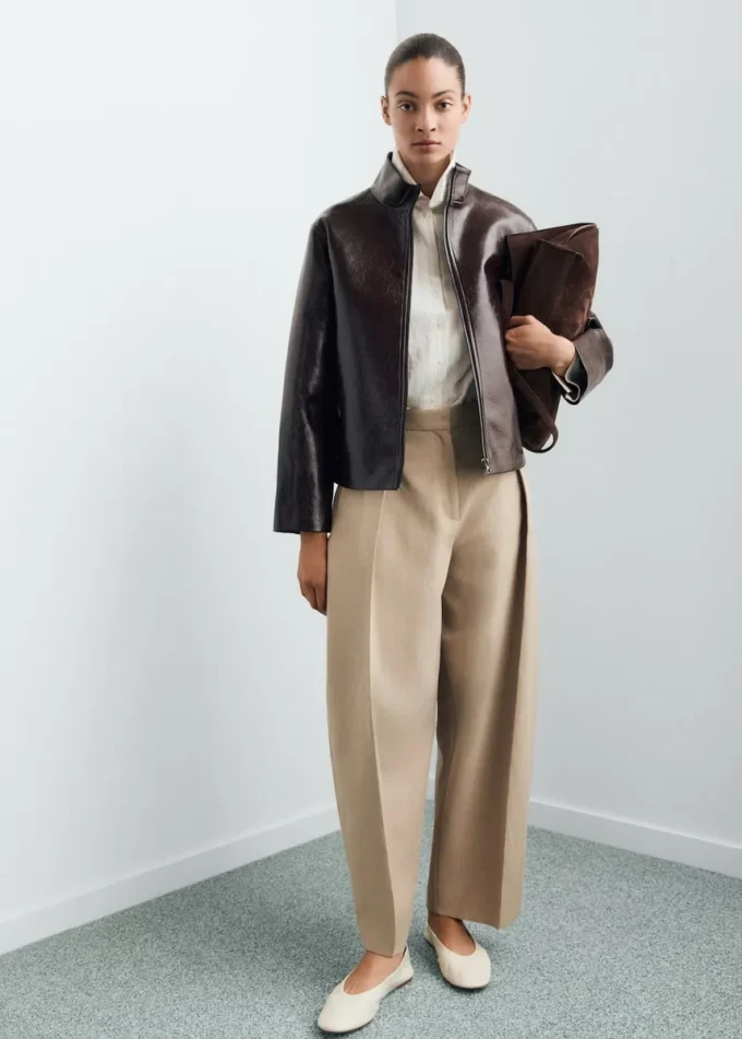 Veste à col texturé Perkins