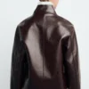 Veste à col texturé Perkins