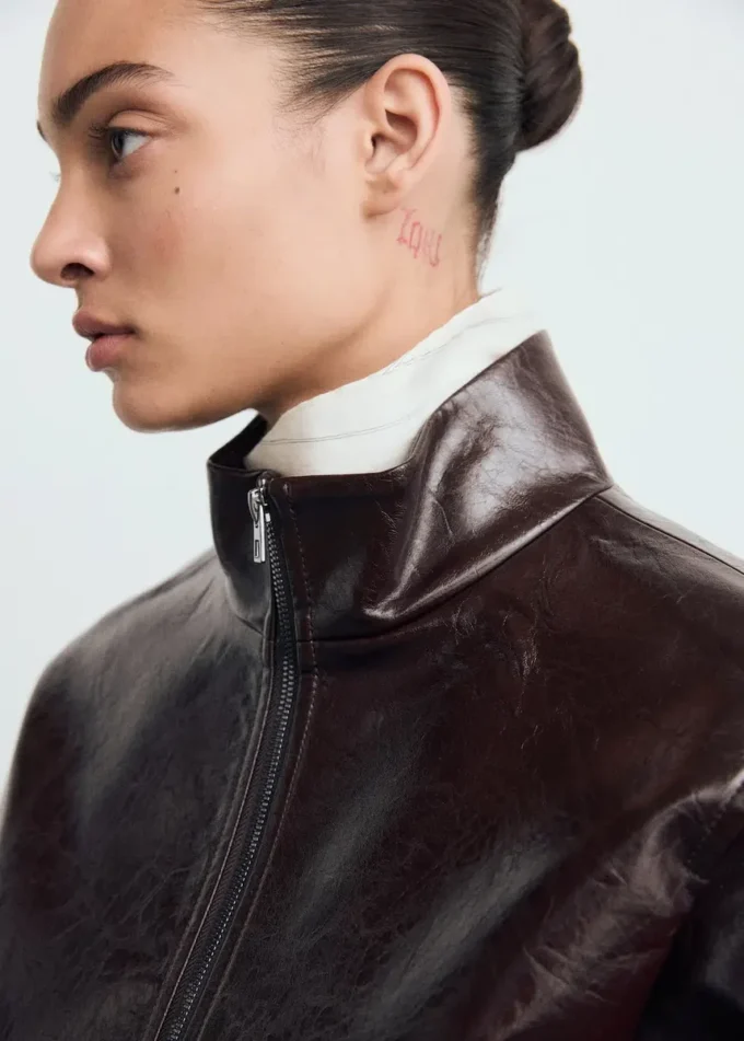 Veste à col texturé Perkins