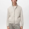 Veste coupe classique avec fermeture éclair