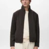 Veste coupe classique avec fermeture éclair