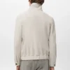 Veste coupe classique avec fermeture éclair