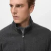 Veste coupe classique avec fermeture éclair