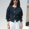 Veste courte en denim