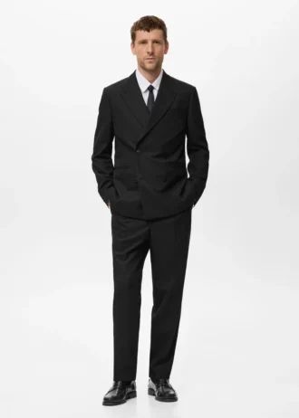 Veste croisée coupe classique