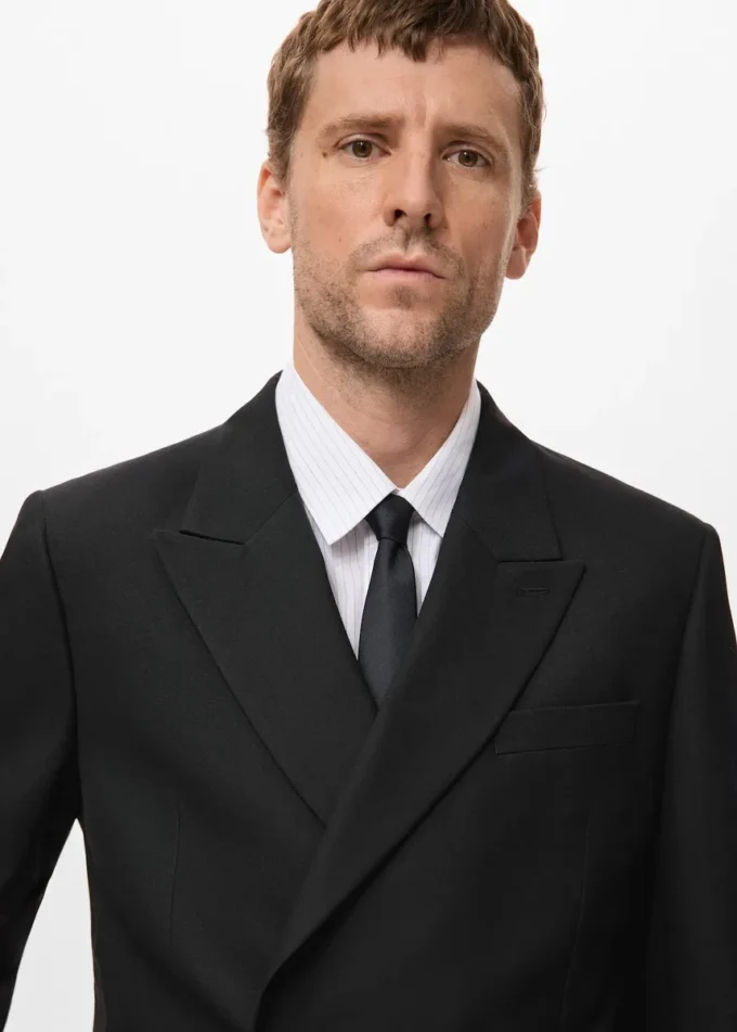 Veste croisée coupe classique