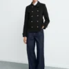 Veste croisée à revers