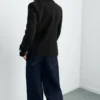 Veste croisée à revers