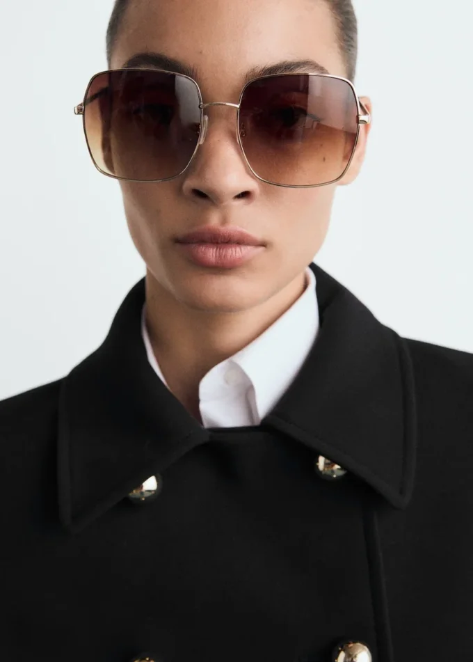 Veste croisée à revers