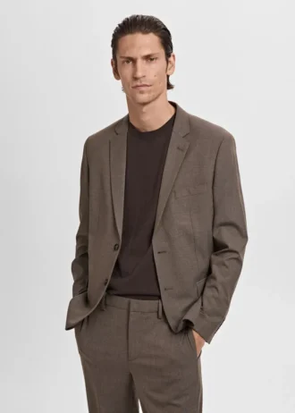 Veste de costume coupe ultra-slim en tissu extensible