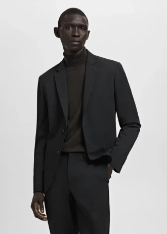 Veste de costume coupe ultra-slim en tissu extensible