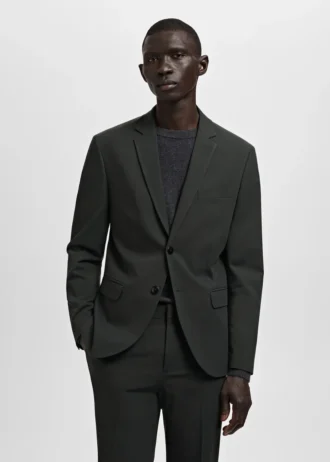 Veste de costume coupe ultra-slim en tissu extensible