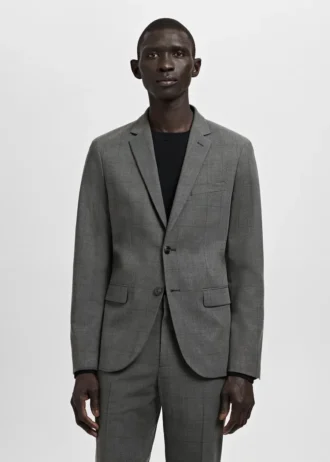 Veste de costume coupe ultra-slim en tissu extensible