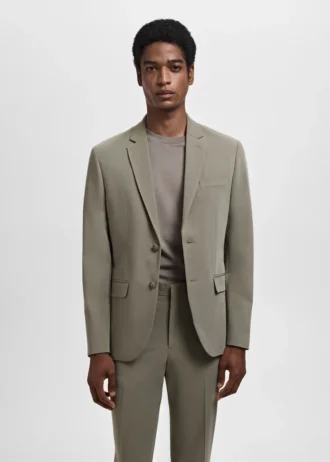 Veste de costume coupe ultra-slim en tissu extensible