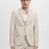 Veste de costume coupe ultra-slim en tissu extensible