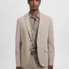 Veste de costume coupe ultra-slim en tissu extensible