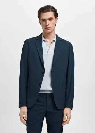 Veste de costume coupe ultra-slim en tissu extensible