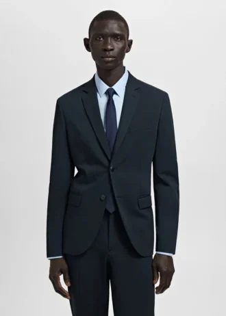 Veste de costume coupe ultra-slim en tissu extensible