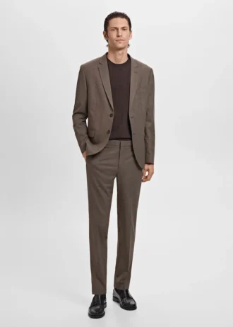 Veste de costume coupe ultra-slim en tissu extensible