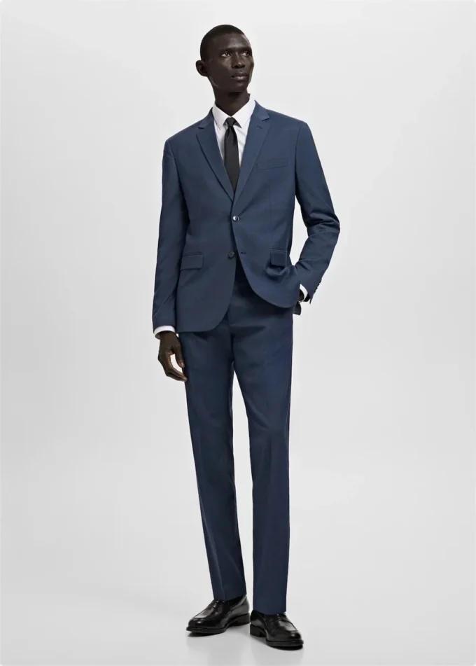 Veste de costume coupe ultra-slim en tissu extensible
