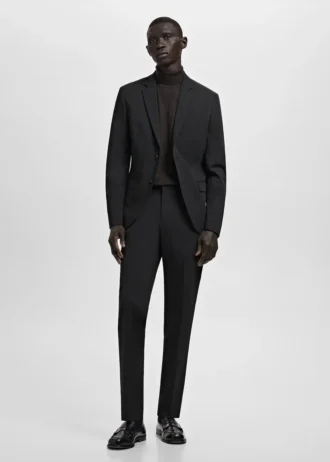 Veste de costume coupe ultra-slim en tissu extensible