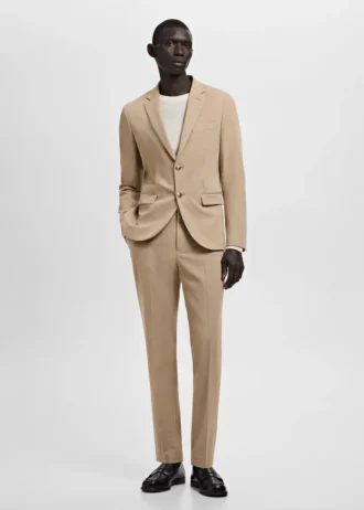 Veste de costume coupe ultra-slim en tissu extensible