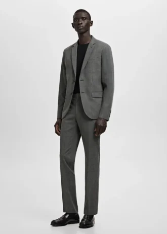 Veste de costume coupe ultra-slim en tissu extensible