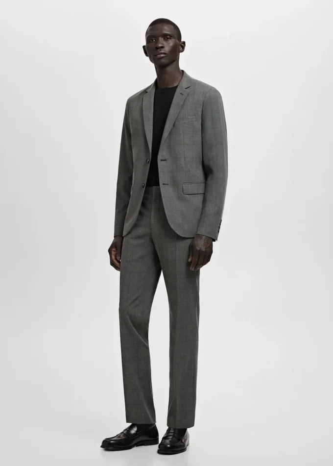 Veste de costume coupe ultra-slim en tissu extensible