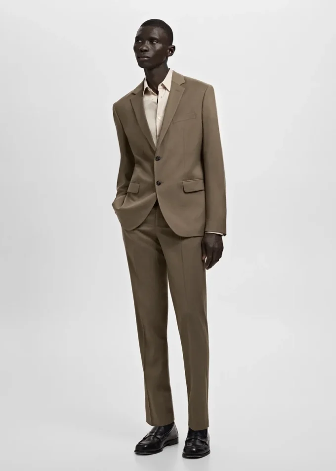 Veste de costume coupe ultra-slim en tissu extensible