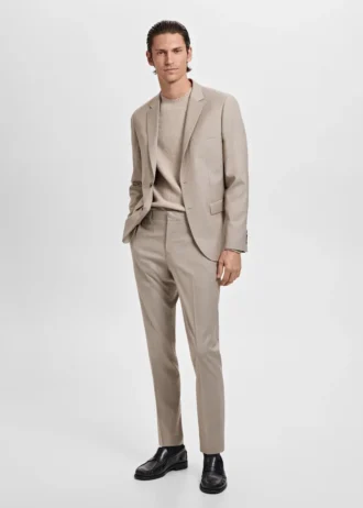Veste de costume coupe ultra-slim en tissu extensible