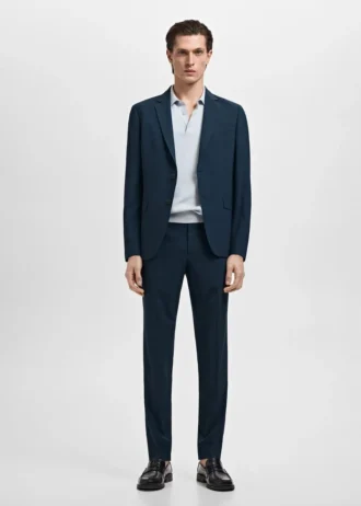 Veste de costume coupe ultra-slim en tissu extensible