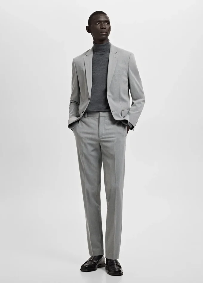 Veste de costume coupe ultra-slim en tissu extensible
