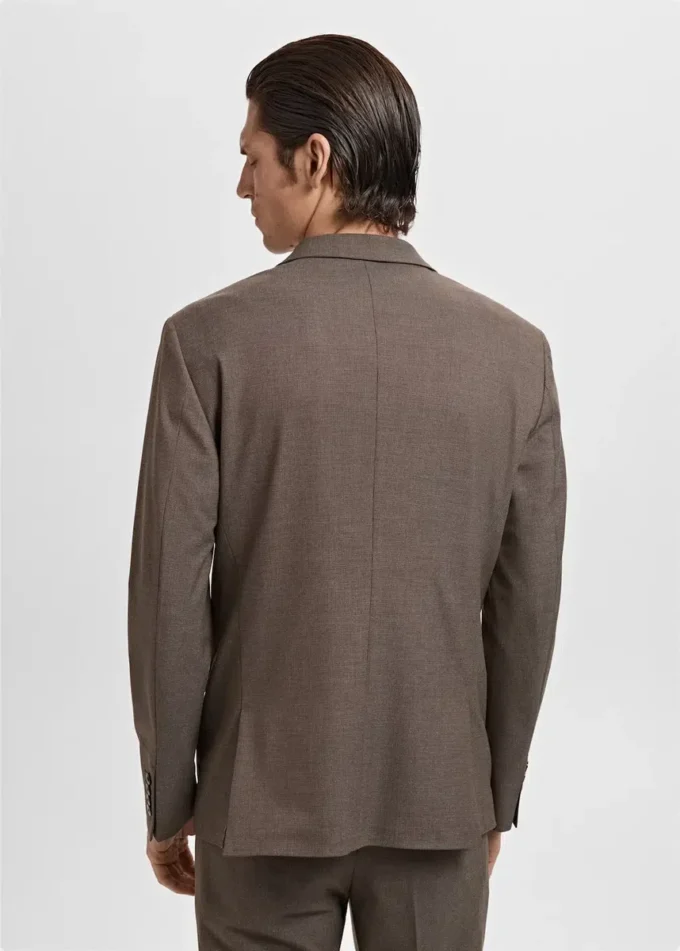 Veste de costume coupe ultra-slim en tissu extensible