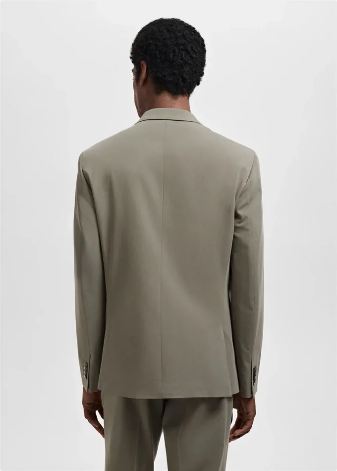 Veste de costume coupe ultra-slim en tissu extensible