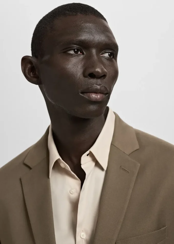 Veste de costume coupe ultra-slim en tissu extensible
