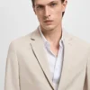 Veste de costume coupe ultra-slim en tissu extensible