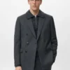 Veste de costume croisée Turin 100 % laine