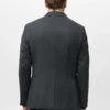 Veste de costume croisée Turin 100 % laine
