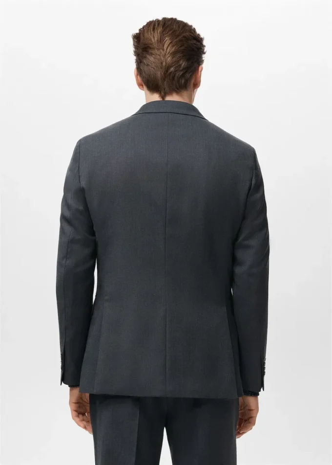 Veste de costume croisée Turin 100 % laine