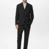 Veste de costume droite