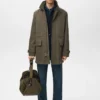 Veste de travail en coton déperlant avec poches
