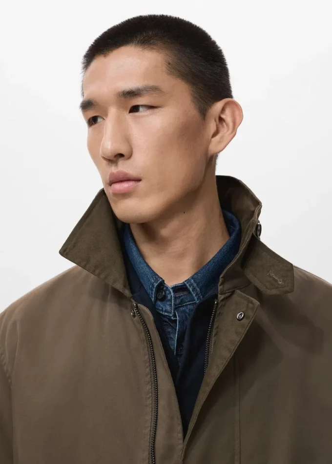 Veste de travail en coton déperlant avec poches