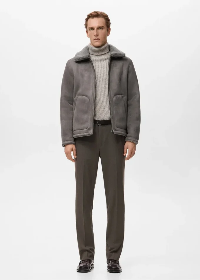 Veste double face avec doublure en polaire