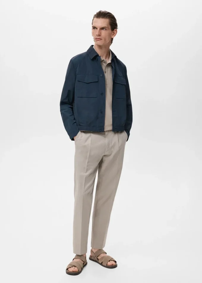 Veste déperlante avec poches