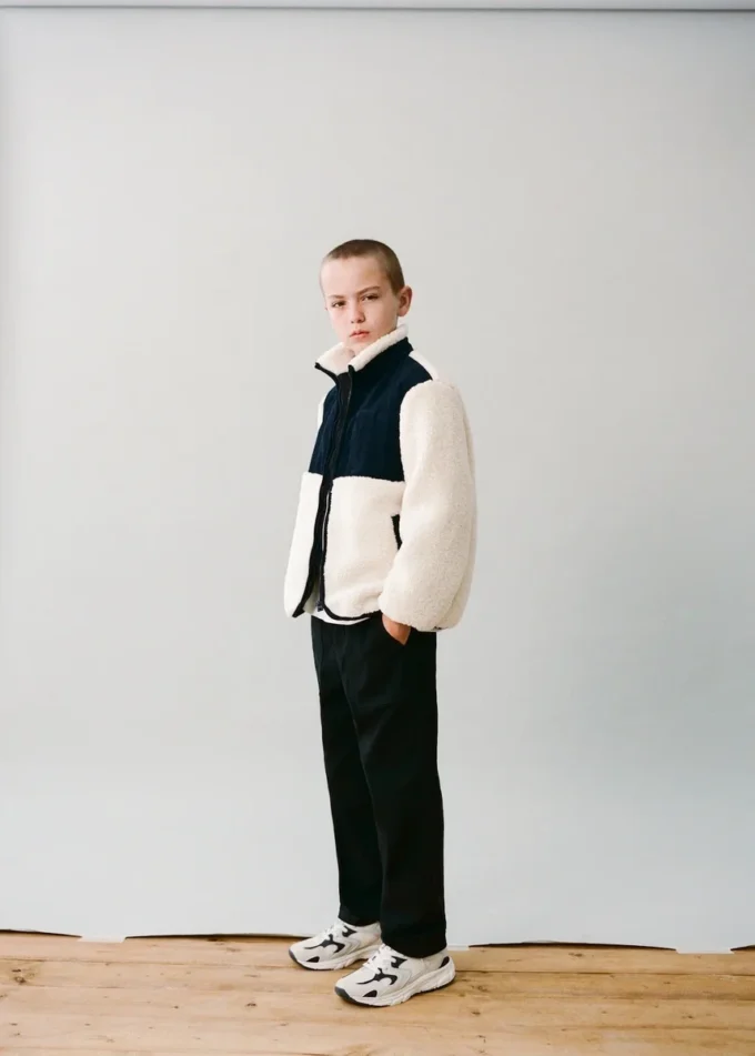 Veste effet peau de mouton