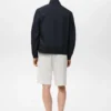 Veste en coton avec col boutonné