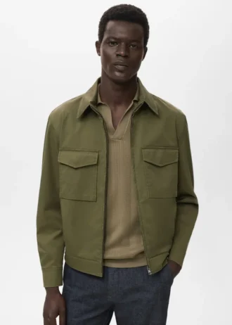 Veste en coton avec poches